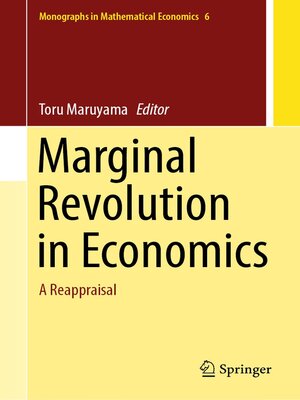 cover image of Marginal Revolution in Economics